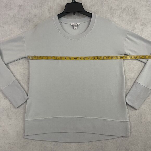 Athleta Coaster Luxe Sweatshirt Womens Small Blue Relaxed Fit Pullover 870422 - Picture 4 of 13